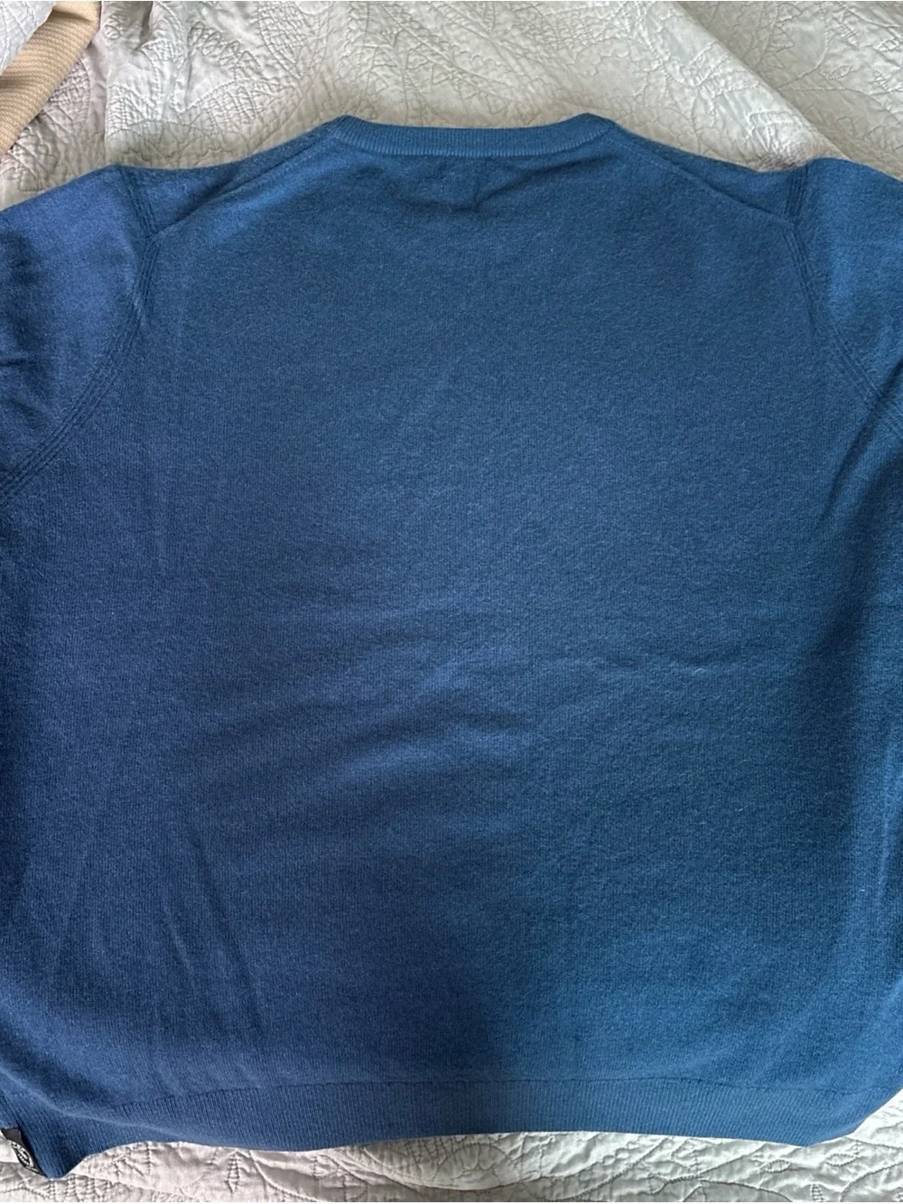 Todd Snyder Navy Blue Crewneck Cashmere Sweater